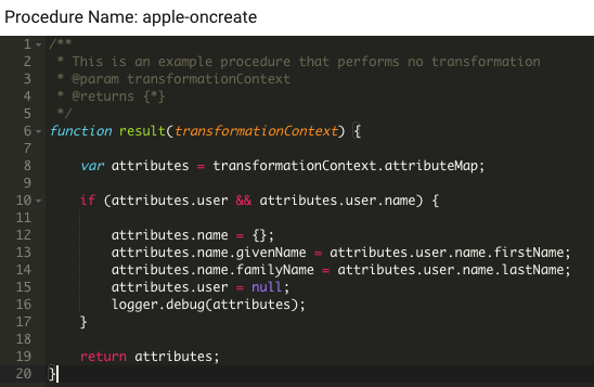 Transform Code