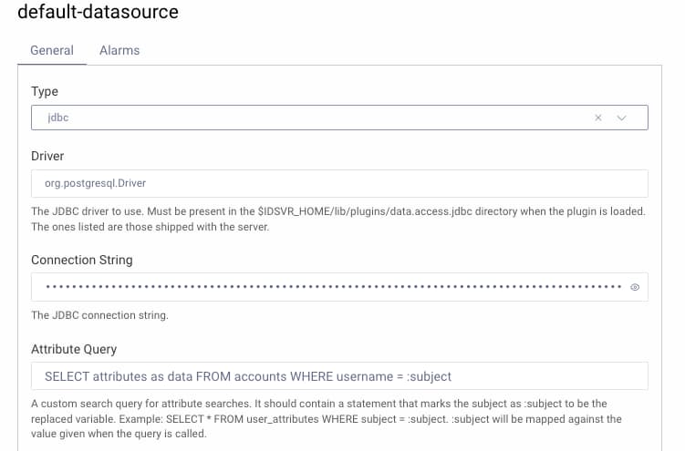 Attributes query