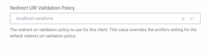Client override
