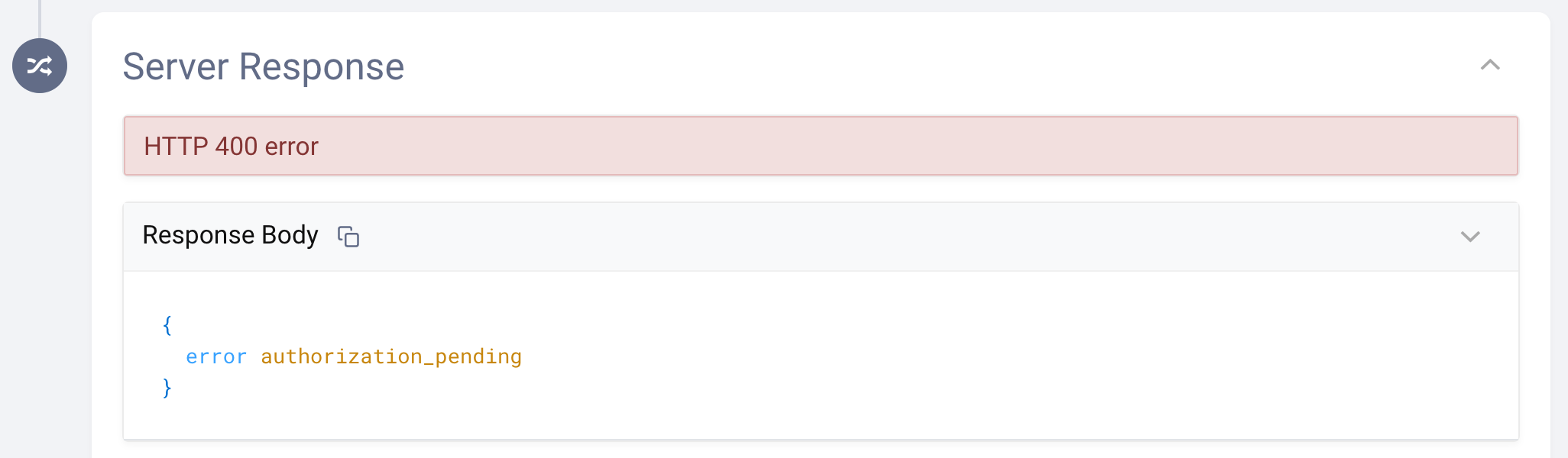 Failed poll