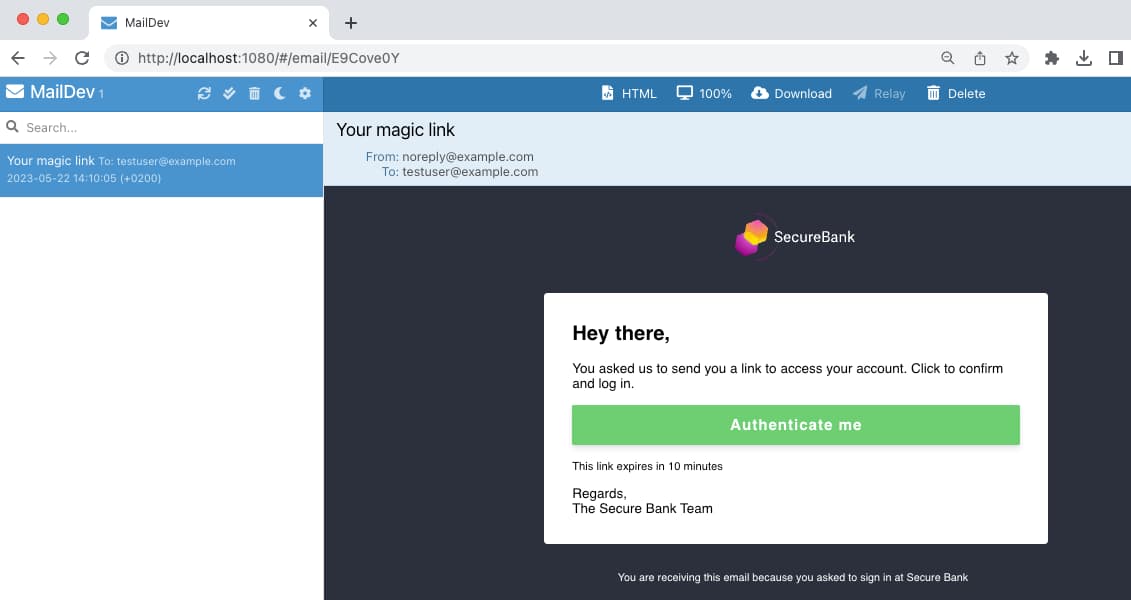 End Email Login