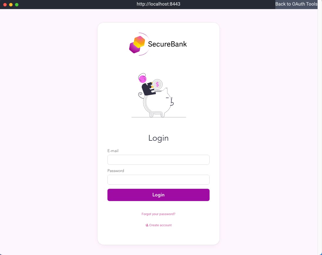 OAuth Tools Login