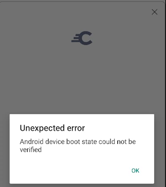Attestation Error