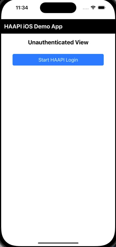 Empty App iOS