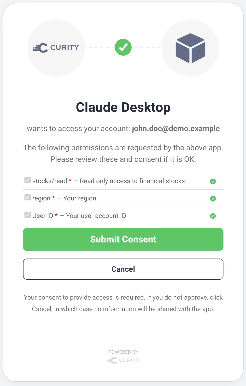 User Consent