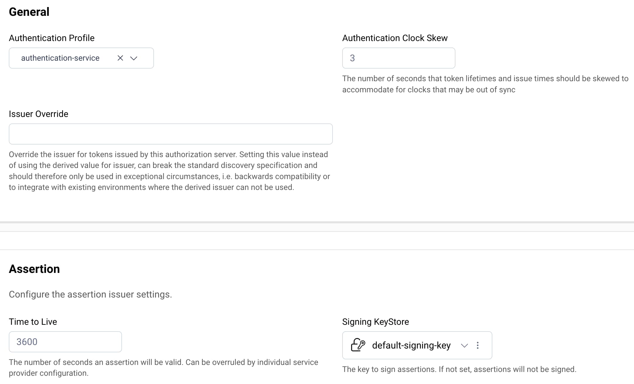 SAML Basic Settings