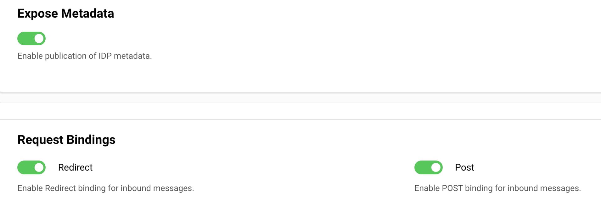 SAML Bindings
